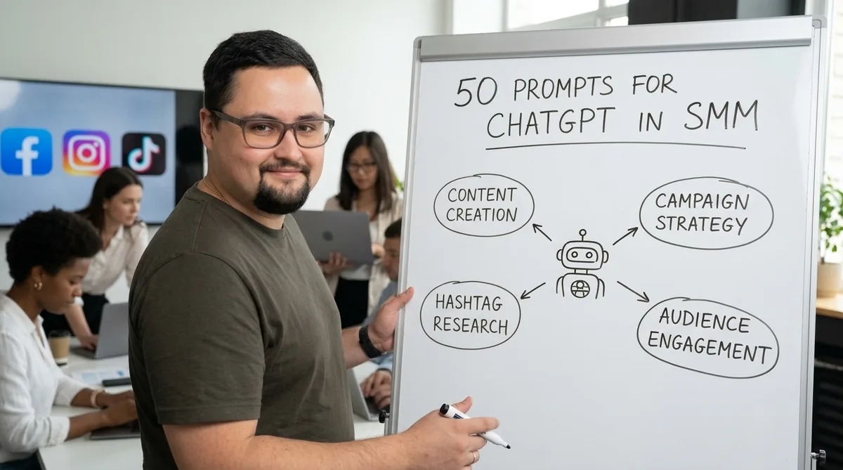 50 промптов для ChatGPT в SMM — готовые шаблоны для маркетологов