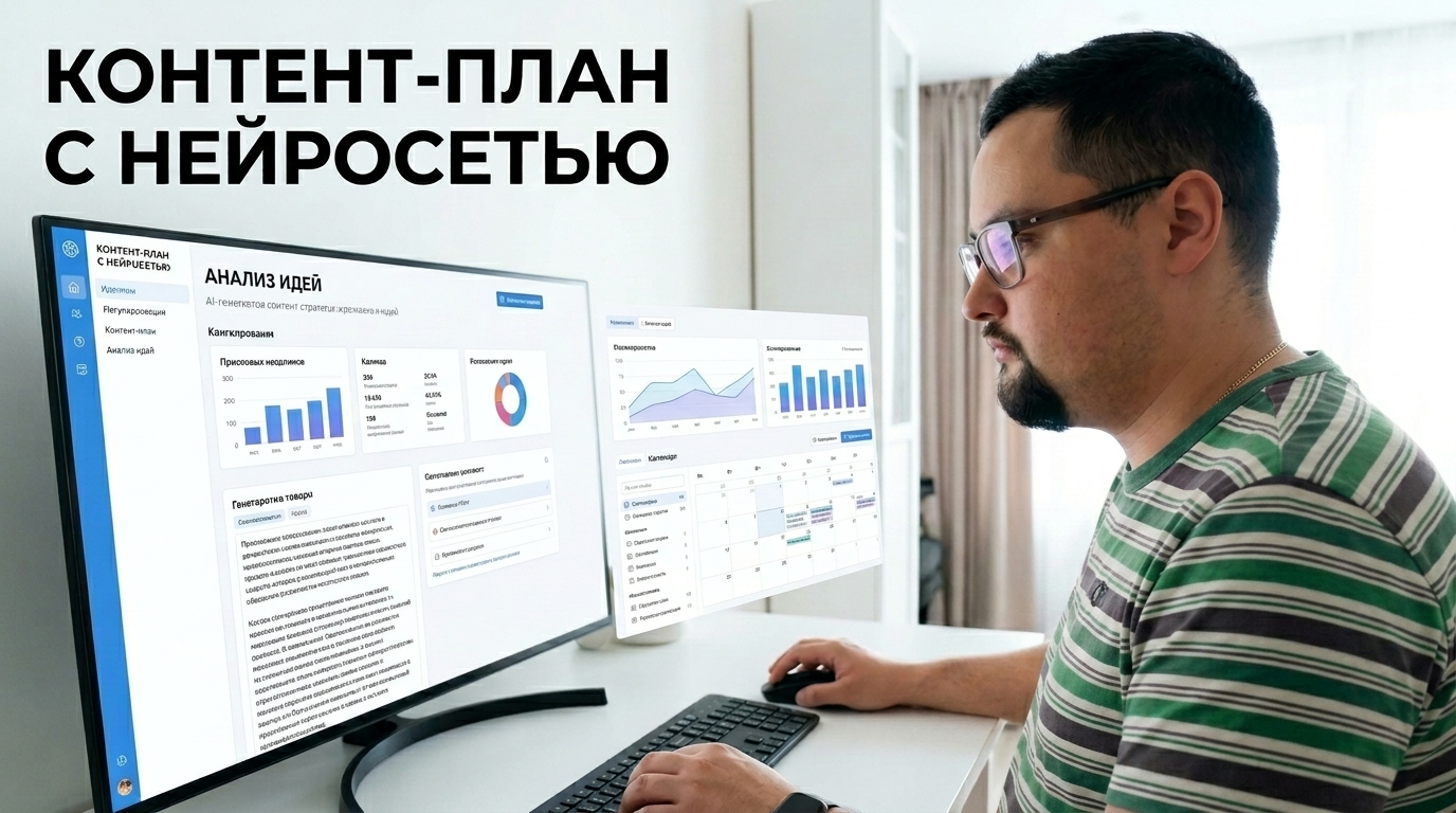 Контент-план с нейросетью: система из трёх шагов для SMM-специалистов и маркетологов